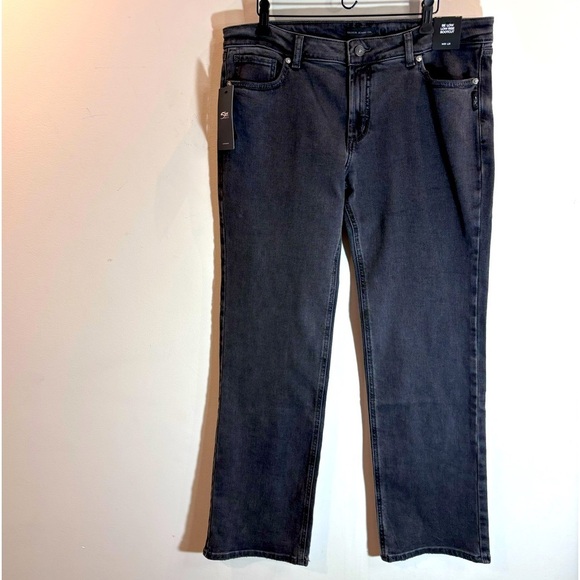SILVER JEANS Sz 31 x 31 Be Low Low Rise Bootcut In Black New with Tags - Picture 2 of 12